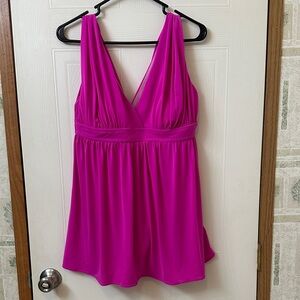 Vibrant Pink Sleeveless Dress